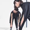 شومیز مموری آستین چاک دار  مشکی CHBLSBLK(256) - Image 5