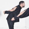 شومیز مموری آستین چاک دار  مشکی CHBLSBLK(256) - Image 6